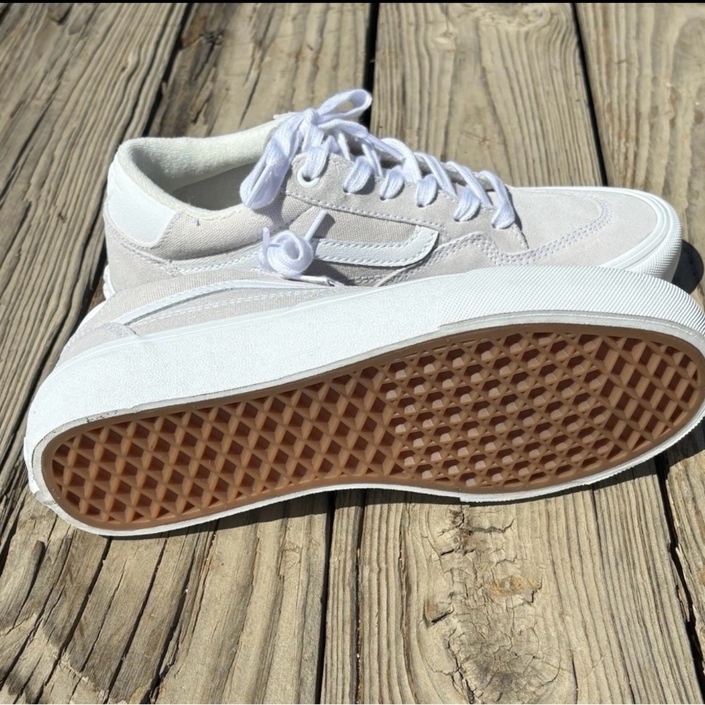 Men's Vans Rowan Skate Low-Top Suede Sneaker Shoes chalk violet Popcush - Picture 4 of 7